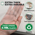 Queen Mattress Bags for Moving & Storage, Heavy Duty 4mil Reusable Waterproof Plastic Cover for Queen Size Bed