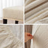Genina Waterproof Dining Room Bench Covers, Stretch Jacquard Bench Seat Protector Cover, Rectangular Bench Cover