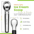 Commercial Spring Chef Heavy Duty Metal Ice Cream Scoop - Dishwasher Safe Ice Cream Scooper, Icecream Scoop Spade