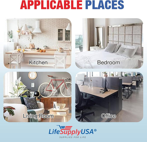 LifeSupplyUSA True HEPA Filter Replacement for Holmes HAPF30AT Aer1 Air Purifier