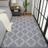 5x7 Chicrug Shag Geometric Modern Area Rug for Bedroom, Feet Memory Foam Indoor Carpet, Fluffy Rug for Living Room