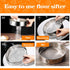 Sifter for Baking,Tamis Flour Sifter Stainless Steel, Round Sifter for Baking Cake Bread, with Dough Scraper, Flour Sifter for baking (Sifter: Diameter : 6-8-10-12inch, Mesh-Hole Size 0.25mm)
