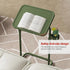 TB01BOG091 TUTOTAK C Shaped End Table with Tiltable Surface, Adjustable Height Side Table, Slide Under Couch Table TV