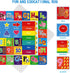 3'X5' Kids Rug for Playroom, ABC Educational Play Mat, Non-Slip Soft Rugs for Kids Room, Toddler Baby Nursery Floor Rug