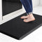 Mattitude Kitchen Mat Cushioned Anti-Fatigue Floor Mat, Waterproof Non-Slip Mats for House Sink Office Laundry (Black)