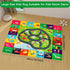 78.7"59" ABC Transportation Kids Rugs for Playroom Educational Alphabet Mat