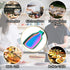 Rainbow Stainless Steel Spoon Rest for Kitchen Counter, Large Utensil Holder, Dishwasher Safe Kitchen Accessories