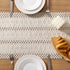 Summer 12x48 inch Socomi Boho Table Runner Farmhouse Rustic Dining Kitchen Centerpiece Decor Small Macrame Woven Cotton