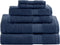 Comfort Spaces Turkish Bathroom Towel Set 6 Piece Luxury Bath Towel Set