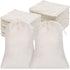 Tatuo 200 Pack Muslin Bags Burlap Drawstring sachet Bags Multipurpose Canvas Linen