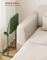 TB01BOG091 TUTOTAK C Shaped End Table with Tiltable Surface, Adjustable Height Side Table, Slide Under Couch Table TV