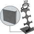Coffee Pod Holder for Small Spaces – 6 Slot K-Cup Holder, Compact Metal Stand for Pods & Coffee Accessories