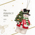Spode Christmas Tree Snowman Ornament, Long-Lasting Holiday Decoration for Christmas Tree & Seasonal Display