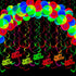 Sumind Neon Party Supplies, Glow in the Dark Balloons and Streamers for Adult Party Decorations