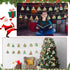 24Pcs Christmas Wooden Book Ornaments Book Lovers Gifts Xmas Tree Reading Ornament Bookshelf Hanging Wood Signs Crafts
