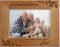CEDAR CRATE MARKET Engraved Natural Wood Photo Frame, Fits 5x7 Horizontal Portrait for Grandparents