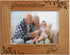 CEDAR CRATE MARKET Engraved Natural Wood Photo Frame, Fits 5x7 Horizontal Portrait for Grandparents