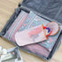Kimmama Large Size Shoes Wash Bags, Sneaker Mesh Washing Bag, Honeycomb Fabric, Orange Zipper, Pack of 2, 7 x 15 inch