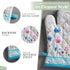 Maison d' Hermine 100% Cotton Oven Gloves - 7" x 13", Heat Resistant, BBQ Cooking Gloves, Flower in The Field