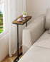 TB01BB083 TUTOTAK End Table, Side Table, Tall Couch Table, Sofa Table, Living Room, Bed Room, Brown
