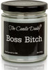 Boss Bitch Apple Maple Bourbon Scent, Maximum Scented 6 Ounce Jar, 40 Hour Burn Time