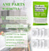 AMI PARTS W10346771A Produce Preserver Replacement Part for Refrigerators - 4 replacements, 8 packs