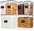 Vtopmart Airtight Food Storage Containers 6 Pieces - Plastic BPA Free Kitchen