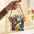 2 6" SS345 Book Floral Shelf Suncatchers Window Hanging Acrylic Ornaments Back to School Teacher Appreciation Gift