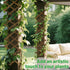 Pack 2 of Extra Thick Wooden Wall Trellis- Expandable Wall Planter Lattice Panels for Climbing Plants, Hanging Vertical