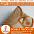 2Pcs Silicone Bread Sling for Dutch Oven, Non-Stick Easy Clean Baking Mat with Long Handles