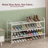 3 Closet 24 3-Tier) LINZINAR Shoe Rack Long Tier Shoe Storage Organizer Metal Wide Shoe Shelf for Entryway Bedroom