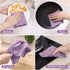 Homaxy 12 Pack Kitchen Dish Cloths, 10 x 10 Inches, Purple, Super Soft and Absorbent Coral Velvet Cleaning Cloths.