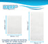 HQRP 3-Pack Filter Kit for Miele S200 Series Canister Vacuum Cleaners, Dust Compartment + Exhaust Filters