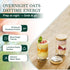 2 Pack 15oz LIBWYS Overnight Oats Containers with Bamboo & Stainless Steel Lids, Meal Prep Jars - Double Walled High