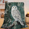 Flintis Cute Owl Blanket Forest Owl Decor Animal Throw Blanket Gifts for Girls