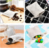 calary 50pcs Double Canvas Drawstring Bag, Cotton Pouch Gift Sachet Bags (2.75x4 Inch)