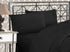 Elegant Comfort 1500 Thread Count Ultra Soft Luxurious 2-Piece Pillowcases, Standard Size, Black