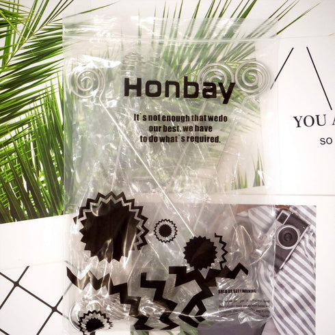 Honbay 4PCS Albumen Stainless Steel Honey Dipper Sticks Honey Spoon Dippers Stir Sticks Mixing Spoon for Honey Melted