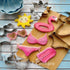 LILIAO Summer Beach Cookie Cutter Set - 6 Piece - Stainless Steel Sun, Flamingo Float, Popsicle, Heart Sunglasses,