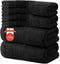RIVERSIDE Pack of 8 Towels Set, 2 Large Bath, 2 Hand, 4