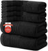 RIVERSIDE Pack of 8 Towels Set, 2 Large Bath, 2 Hand, 4