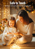 2 Pack 33FT 100 Fairy Lights Battery Operated, LEDs Mini Battery Powered String Lights, Waterproof Copper Wire Twinkle