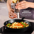 Pepper Grinder or Pepper Mill - Manual Salt Grinder Refillable with Adjustable Coarseness