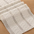 Summer 48in Socomi Boho Table Runner Farmhouse Rustic Macrame Seasonal Long Woven Cotton Linen Small Coffee Dining