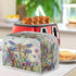 Dragonfly Daisy Print 2 Slice Toaster Covers, Washable Dust Protection for Kitchen Accessories