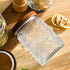 Adodeen 24oz Vintage Glass Canister With Lid Small Glass Jars Wide Mouth Mason Jars Airtight Coffee Canisters Kitchen