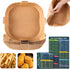 Air Fryer Disposable Paper Liner, Square Non-Stick Baking Sheet for Air Fryer Basket, Oil-proof, Water-proof (50PCS 7.9