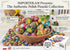 Importer AM Set 12 Polish Easter Handpainted Wooden Eggs (Pisanki) Decorative Eggs for Easter of Medium Eggs