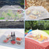 JULBEAR 4 Pcs Extra Large Mesh Food Cover Tent Umbrella, Reusable Food Screen Covers for Parties, Picnics, Outdoor