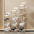 5 YYW Narrow Shoe Rack Vertical Shoes Rack for Entryway Corner Shoe Storage Organizer for Small Spaces Transparently